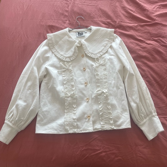 Kina and Tam Tongue Tied Blouse - Picture 4 of 7